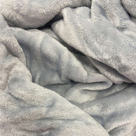 Frazada Flannel King Size Home Class 240 x 260 cm Gris