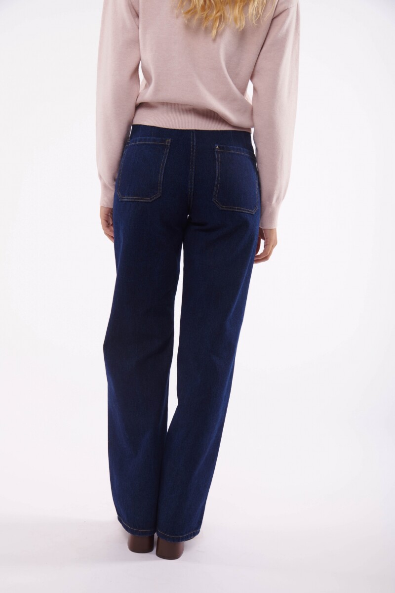 JEAN TESA WIDE LEG AZUL OSCURO