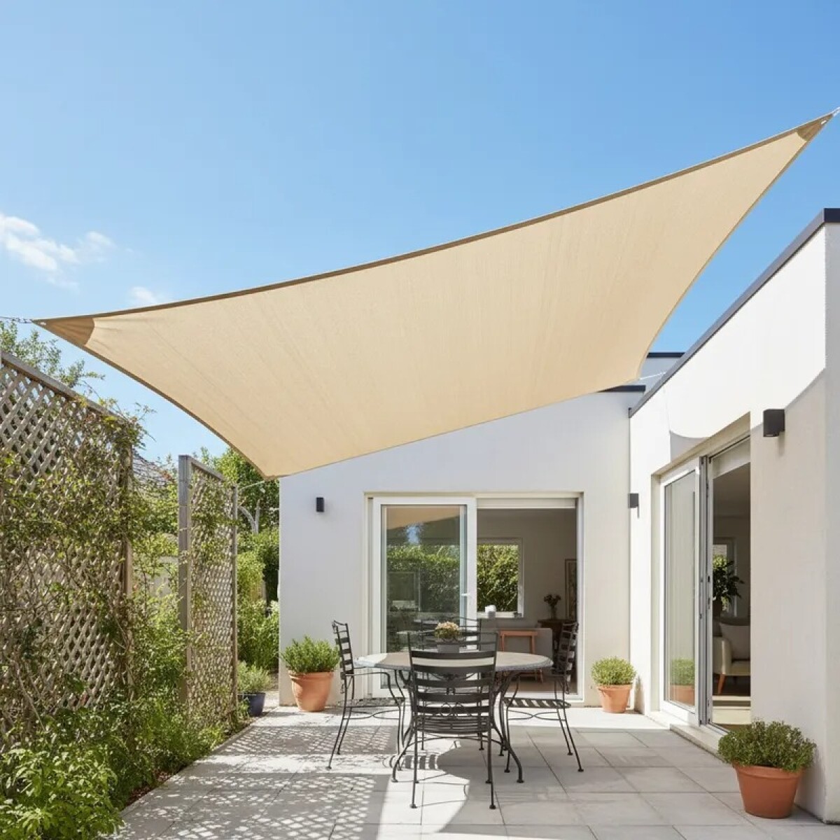 Toldo Vela Rectangular Impermeable con Filtro UV 