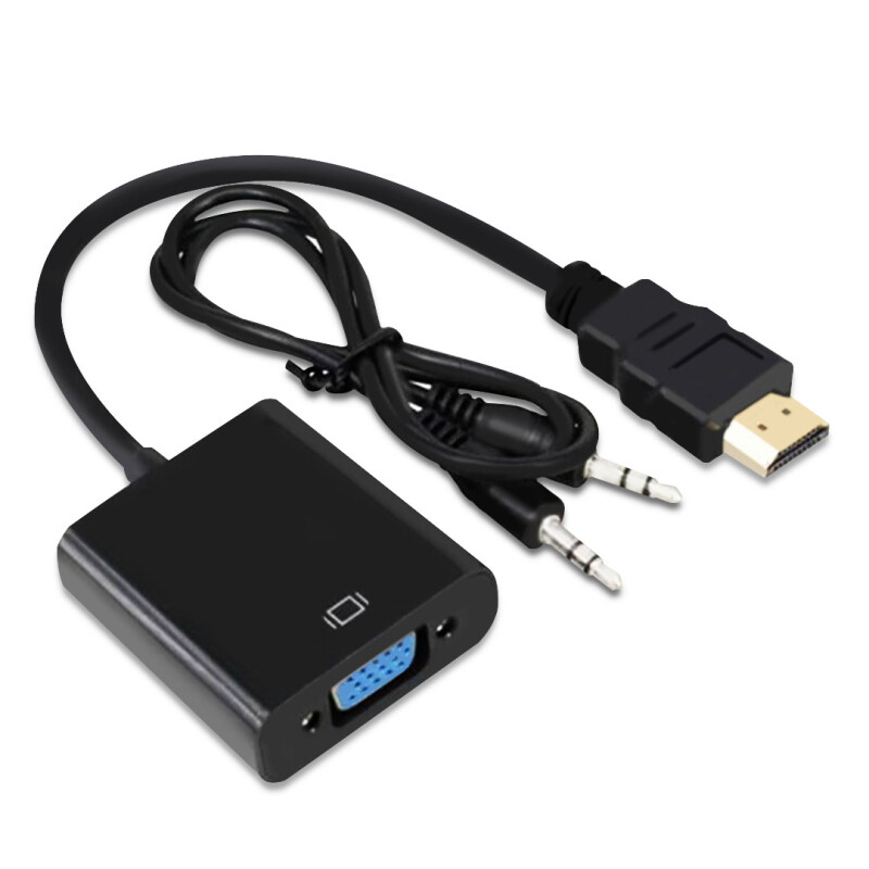 Adaptador Activo HDMI A VGA MÃ¡s Audio Adaptador Activo HDMI A VGA MÃ¡s Audio