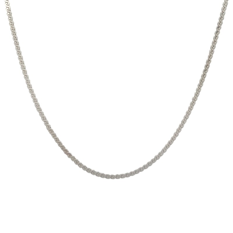 Cadena Ondas-Plata 925-Sin Piedra-CD3043 sinpiedra