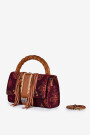 CARTERA ETNIC Bordo