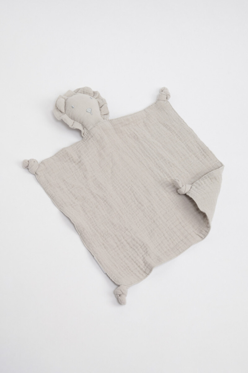 Muñeco de apego león - Gris 