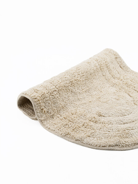 ALFOMBRA BAÑO OVAL COTTON BEIGE