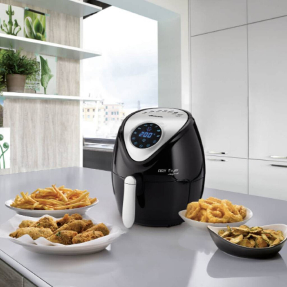 FREIDORA AIRE ARIETE BK/SLVR MOD.4616 negro