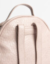 Mochilas Urbanas Mochila Efecto Croco - Rosa Piel