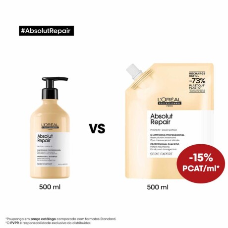 Shampoo L'Oréal Prof Absolut Repair 500 ml Shampoo L'Oréal Prof Absolut Repair 500 ml