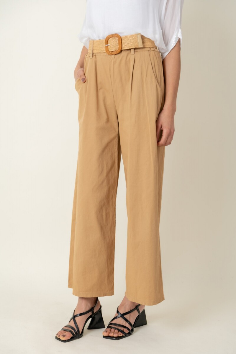 PANTALON OLIVO - Camel 