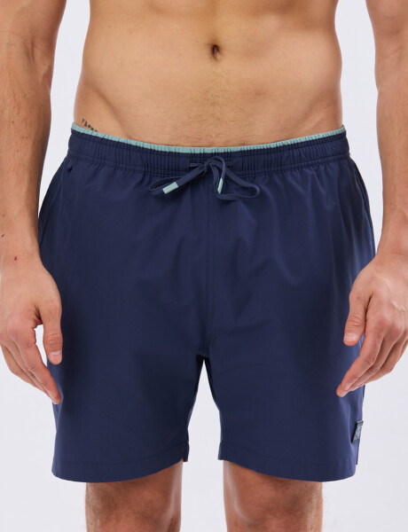 SHORT DE BAÑO FLEX LISO Marino