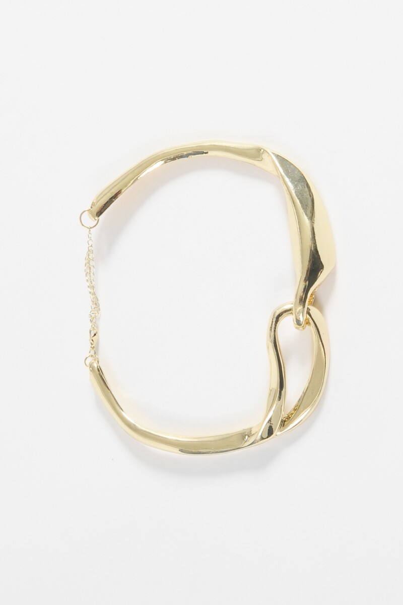 Collar rígido dorado