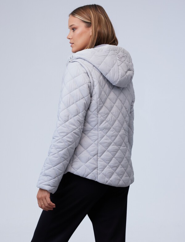 Campera & Chaleco GRIS CLARO