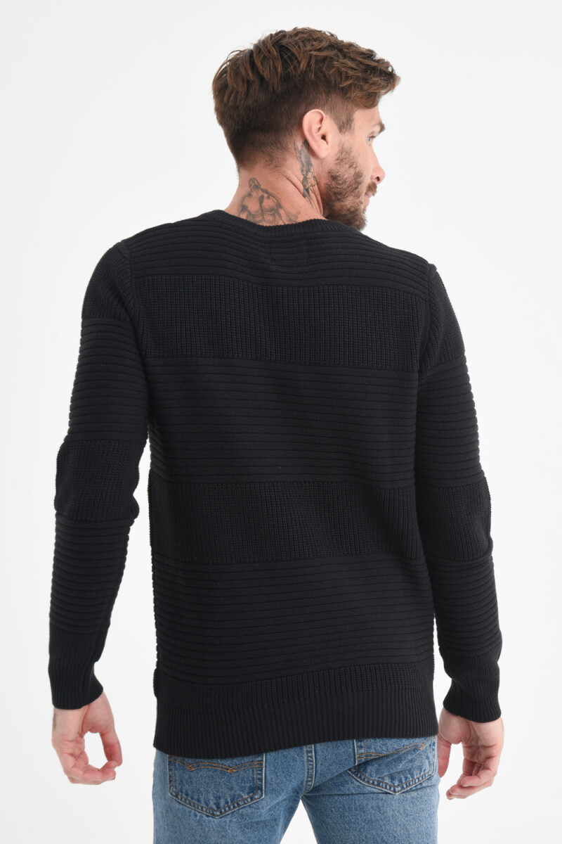 Sweater de punto Negro