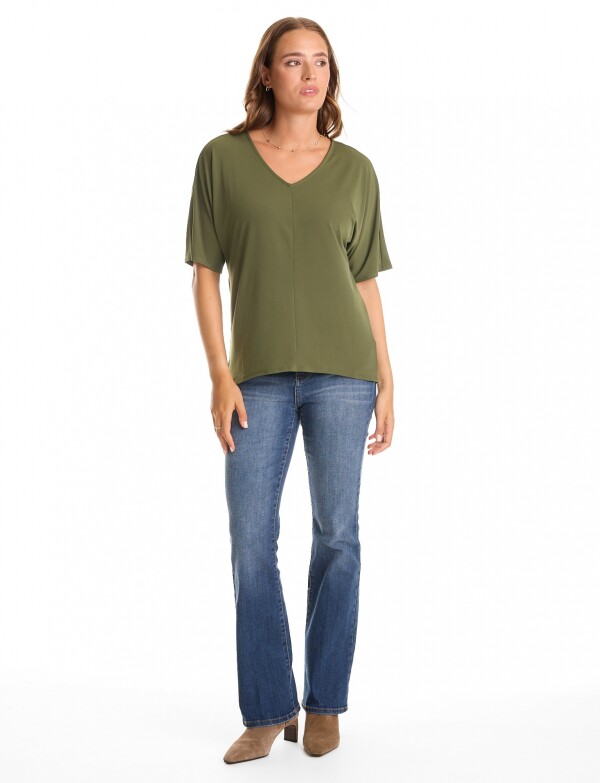 Blusa Dolman Manga Japonesa VERDE