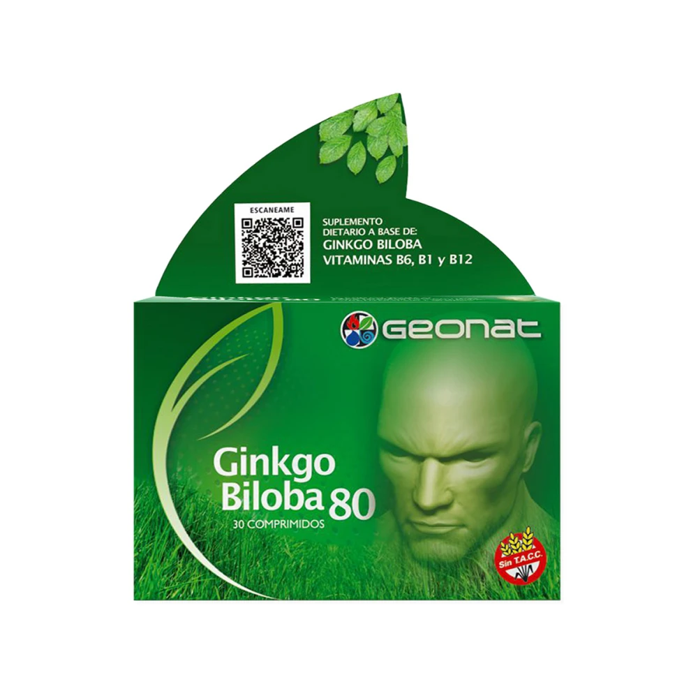 GINKGO BILOBA 80 MG CJ X 30 COMP. REC.