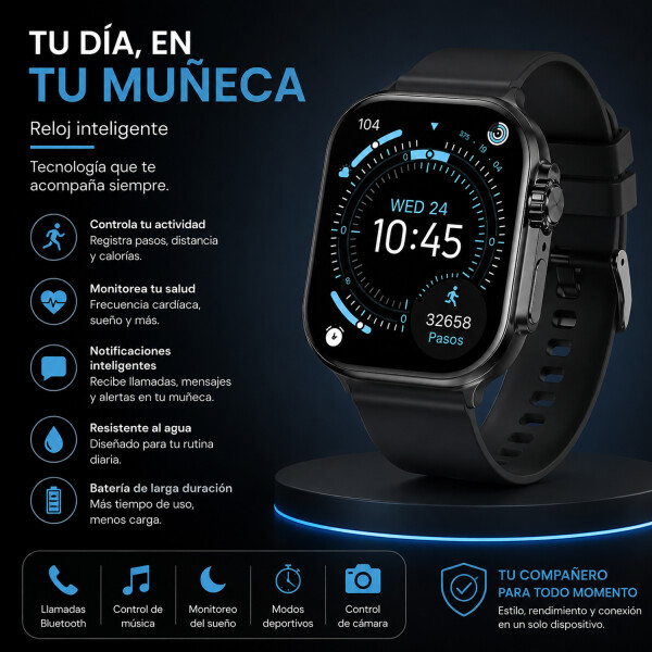 Smartwatch Miccell Vq-sm06 + 3 Correas SMARTWATCH MICCELL 3 CORREAS VQ-SM03S