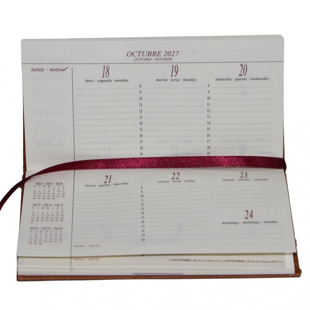 AGENDA ABEZETA POCKET 323 CCM COLOR AZUL
