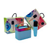 Micrófono con parlante portatil infantil con luces varios colores Micrófono con parlante portatil infantil con luces varios colores