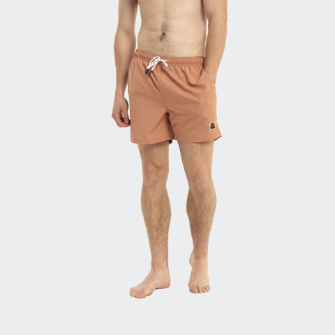 Short Reef Swim Liso Anaranjado