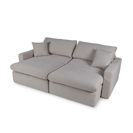 Sofá Cama Slow (Retráctil) - Tela Microfibra FX4-10 (Beige)