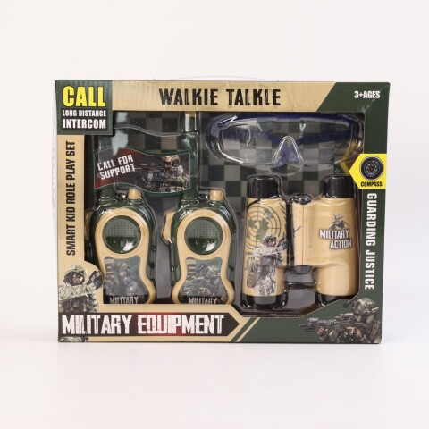 JUEGO DE WALKIE-TALKIE MILITAR CAMUFLADO PARA NIÑOS JUEGO DE WALKIE-TALKIE MILITAR CAMUFLADO PARA NIÑOS