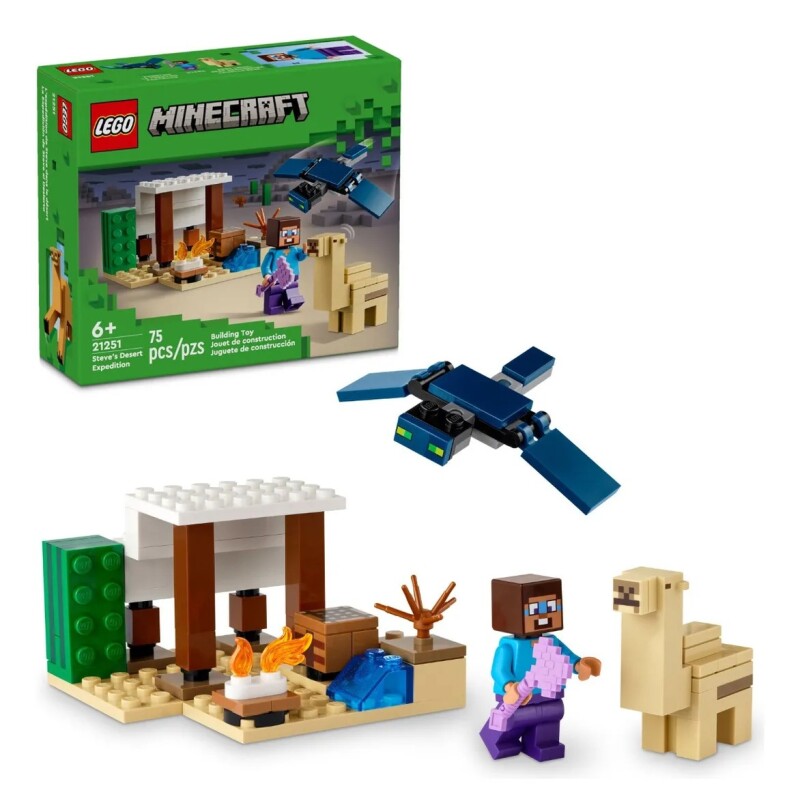 Lego Minecraft La Expedición De Steve Al Desierto 21251 Lego Minecraft La Expedición De Steve Al Desierto 21251