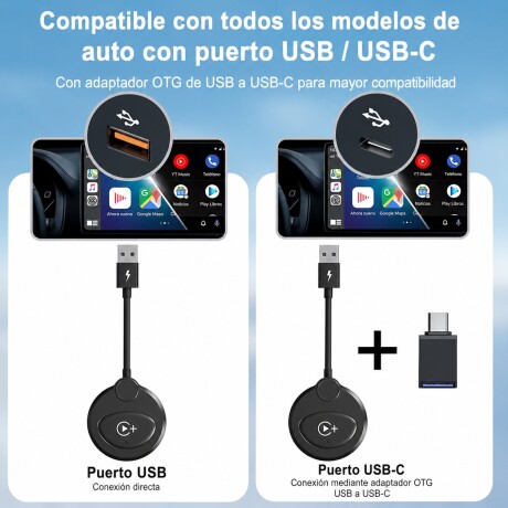 Adaptador Inalambrico Carplay Adaptador Inalambrico Carplay