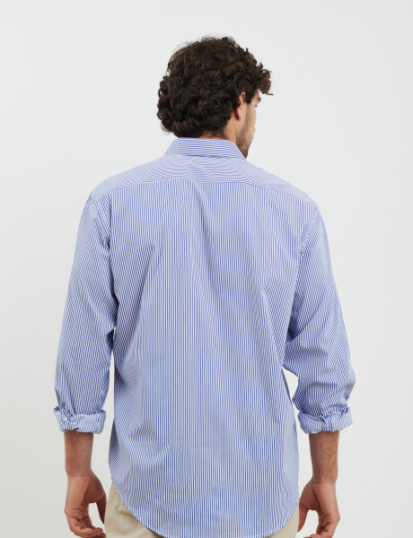 012578 CAMISA HARRINGTON LABEL Azul Osc/bla