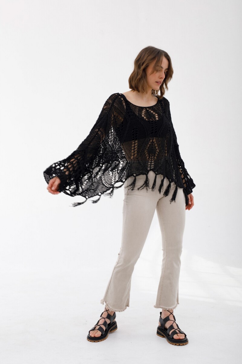 Sweater Mulan Negro