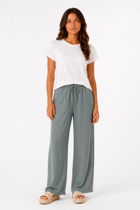 Pantalon Polenv Verde Azulado