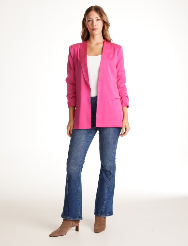 Blazer Saten FUCSIA
