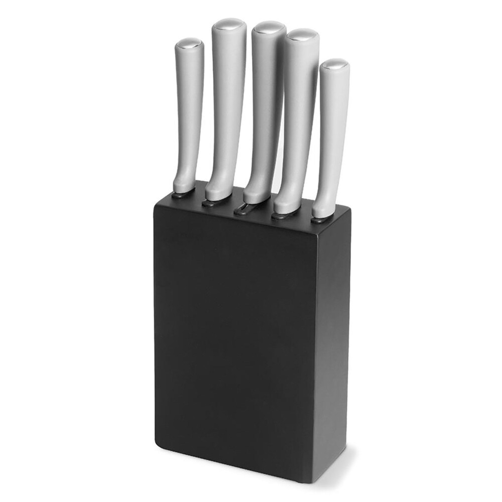 TACO CUCHILLOS NEGRO ACERO INOXIDABLE 42284406