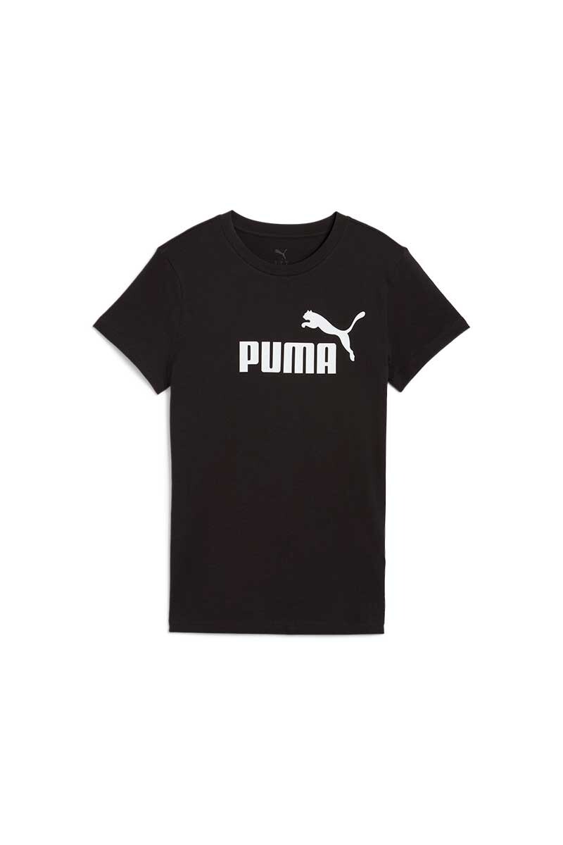 REMERA MUJER PUMA ESS NO.1 LOGO TEE Negro