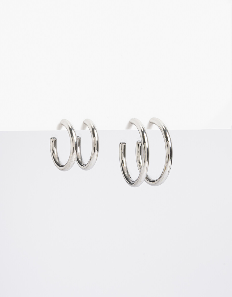 Set De Argollas De Acero 