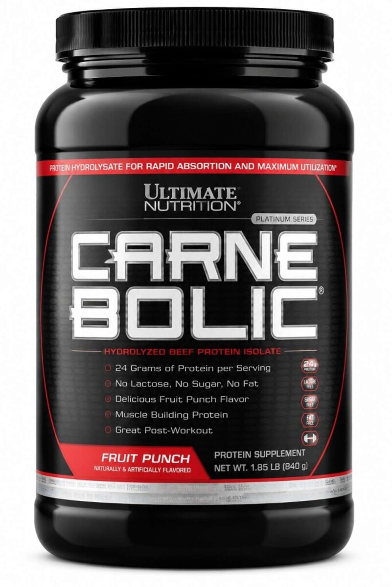 Carnebolic Proteína de Carne Hidrolizada Ultimate Nutrition - Fruit Punch 1.85 lb 