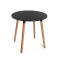 MESA DE COMEDOR EAMES REDONDA 80CM Mesa Eames Negra Redonda Madera Ø80cm