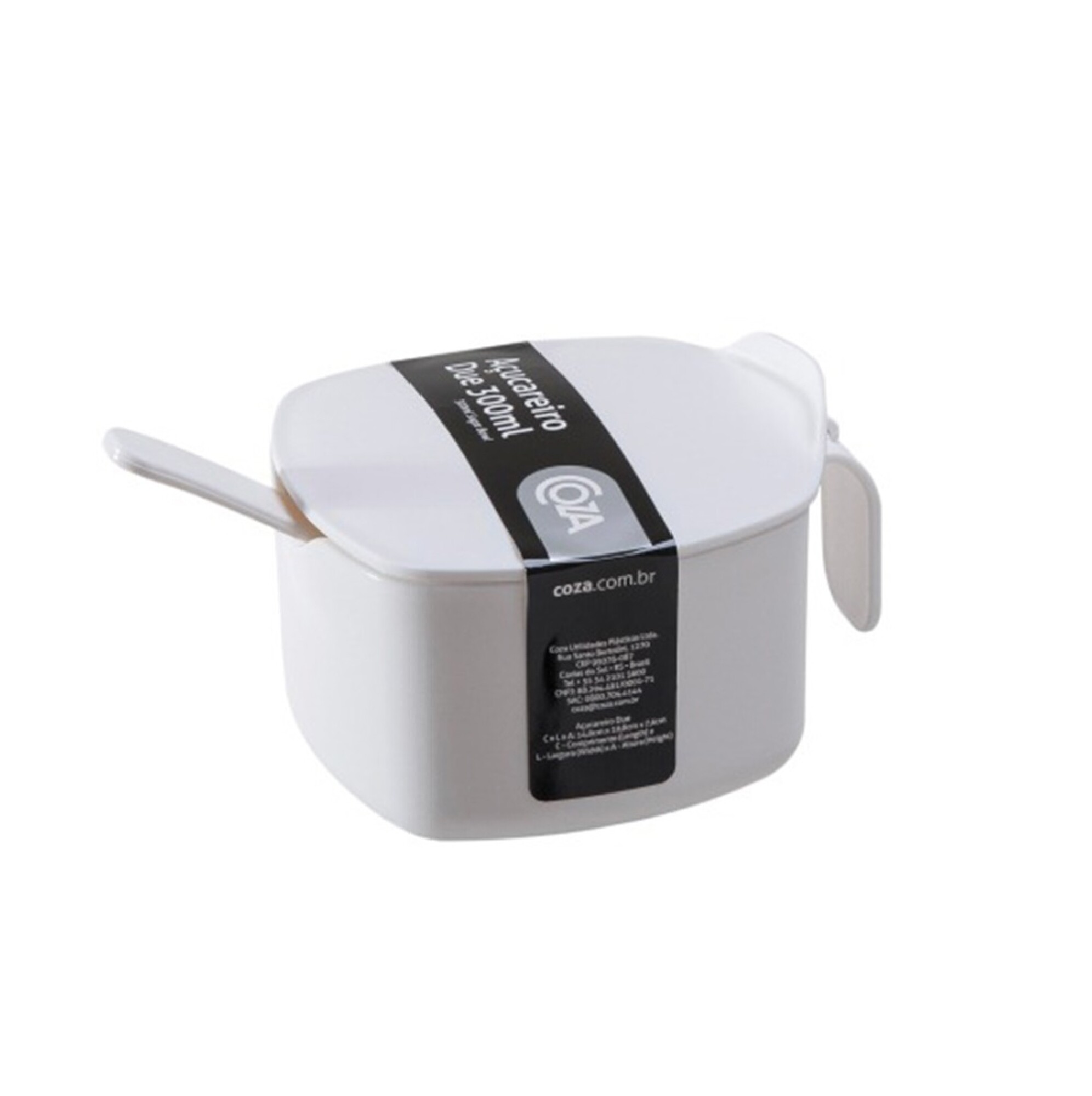 Azucarero Due 300 ml Blanco Coza 12 x 11 x 8 cm — Almenara Mall