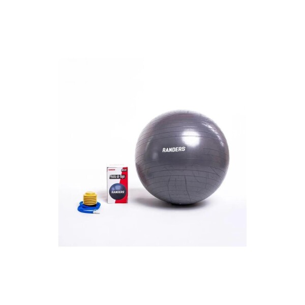 PELOTA PILATES YOGA 75CM GRIS