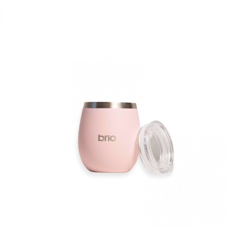 Set termo 750ml + mate redondo + yerbera 200gr ROSA