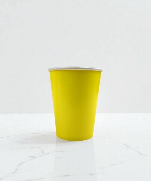 Vaso polipapel 8 oz AMARILLO