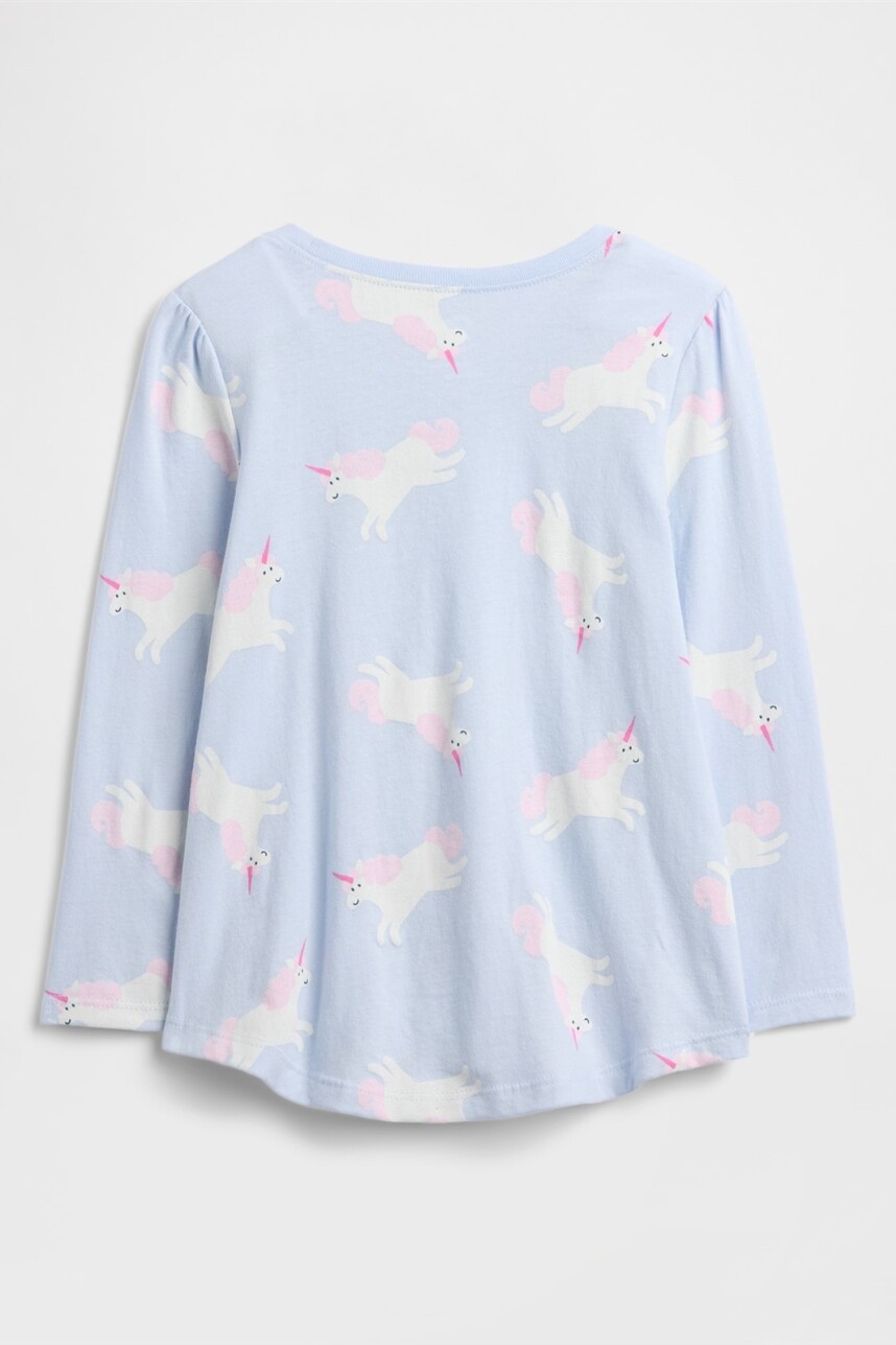 Remera Gráfico Toddler Niña Serene Blue