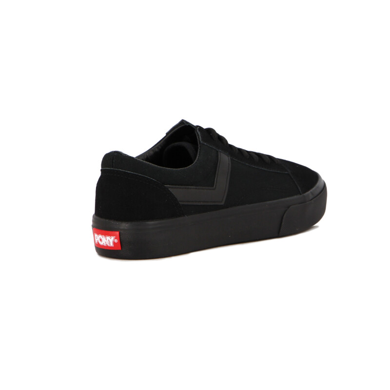 Pony Casual Lona-gamuza Men Black Negro-negro