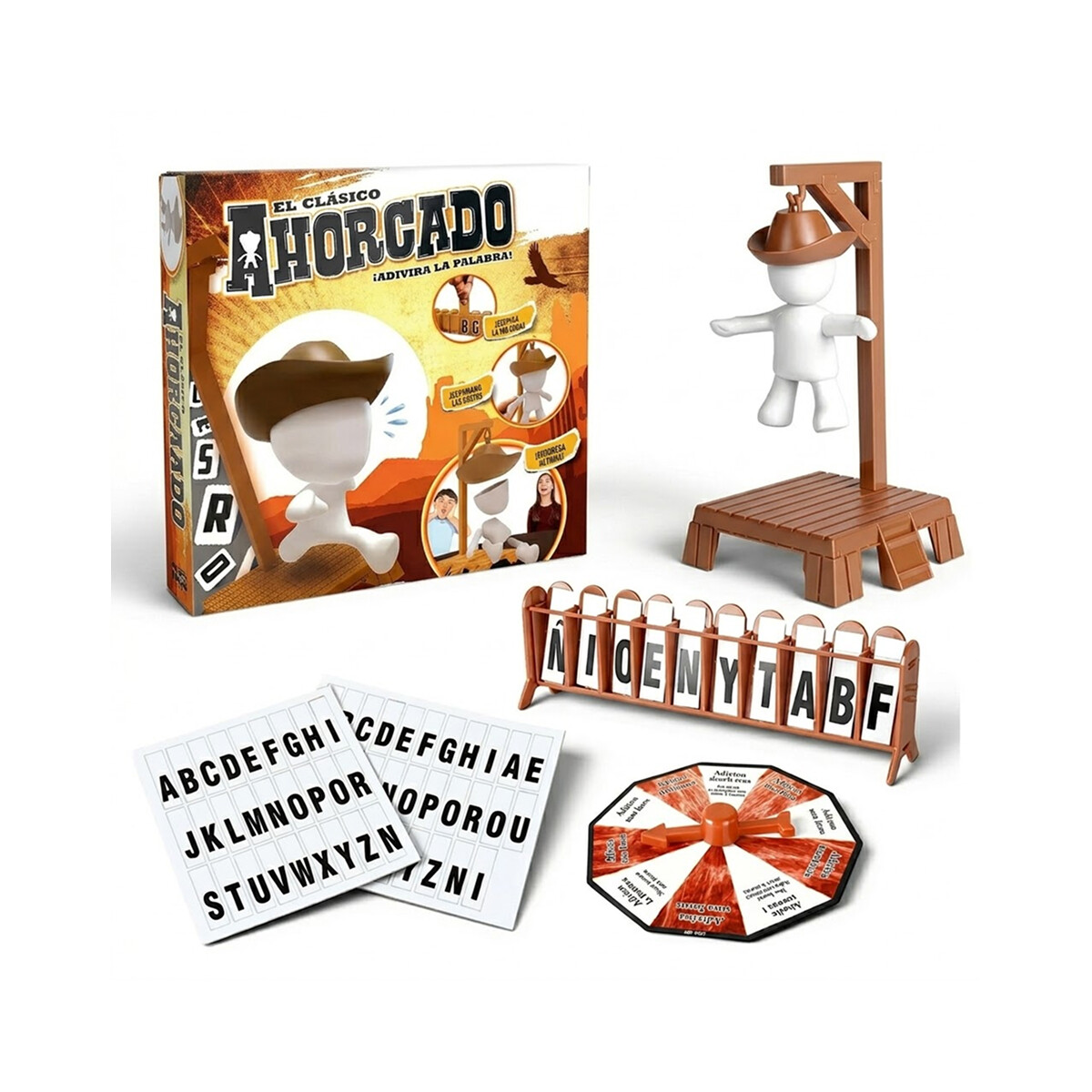 Juego de Mesa Ahorcado Cowboy 