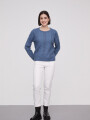 Sweater Focio Azul Grisaceo