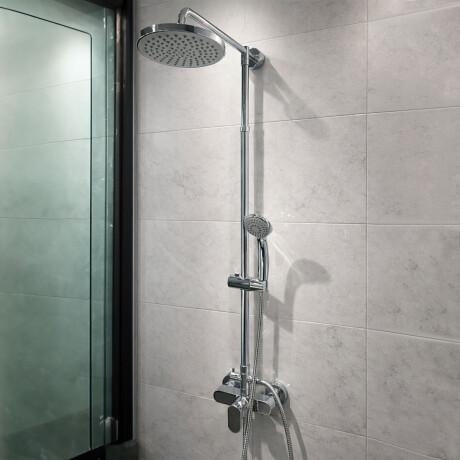 Monocomando Barral Exterior Para Ducha Fija + Manual Fresia 000