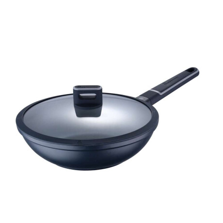 Wok 28X8Cm Indigo Mp Aluminio Fundido C/Tapa