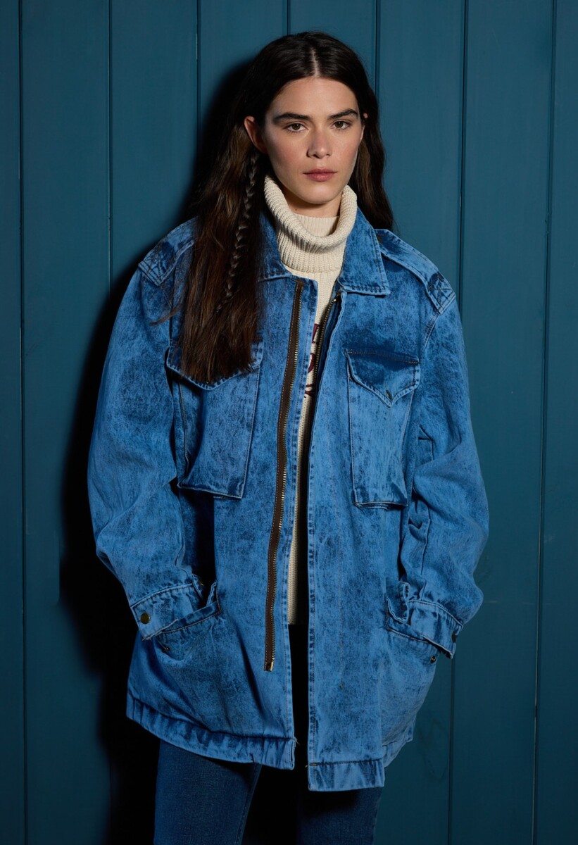 Parka Jean Ciara Nin - Azul 