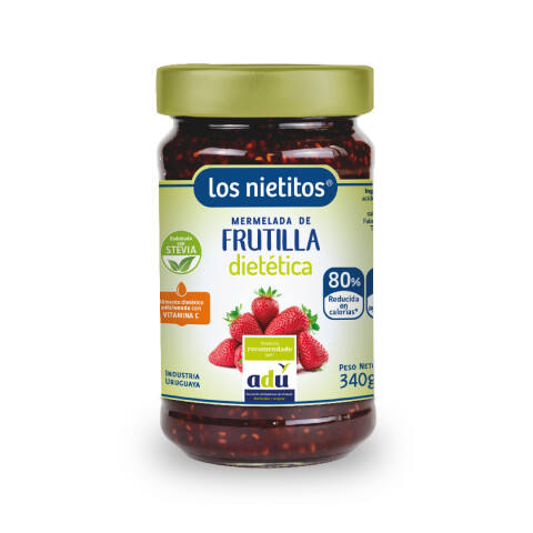 Mermelada frutilla s/azúcar 340gr Los Nietitos Mer. Frutilla 0% Los Niet 340g