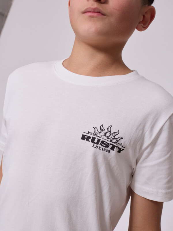 T-SHIRT LYSANDER TEEN RUSTY Blanco