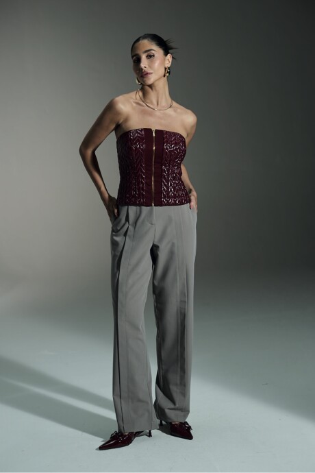 Corset Mariela Rojo