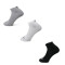 Medias Unisex Puma Plain Quarter Socks 3Pares Gris - Blanco
